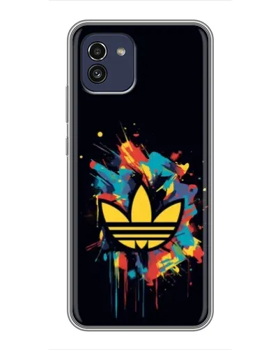 Чехол для Samsung Galaxy A03 (A035) с картинкой «Adidas Splash»