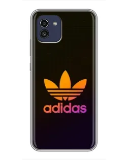 Чехол для Samsung Galaxy A03 (A035) с картинкой «Градиент Adidas»