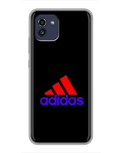 Чехол для Samsung Galaxy A03 (A035) с картинкой «Классический Adidas»