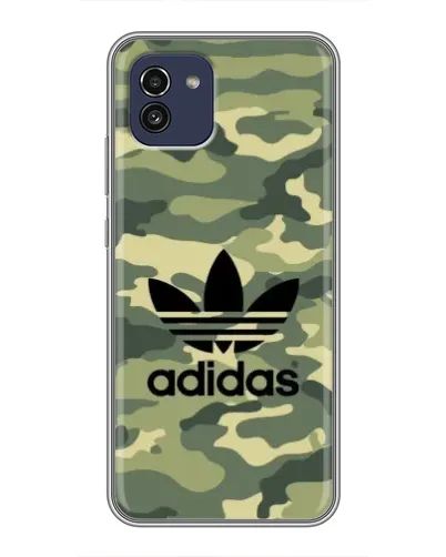 Чехол для Samsung Galaxy A03 (A035) с картинкой «Милитари стиль Adidas»