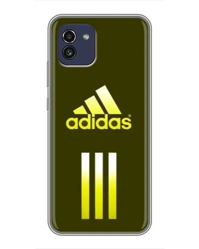 Чехол для Samsung Galaxy A03 (A035) с картинкой «Оливковый градиент Adidas»