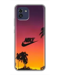 Чехол для Samsung Galaxy A03 (A035) с картинкой «Nike на закате солнца» Чехол для Samsung Galaxy A03 (A035) с картинкой «Nike на закате солнца»