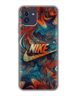 Чехол для Samsung Galaxy A03 (A035) с картинкой «Nike в абстракции» Чехол для Samsung Galaxy A03 (A035) с картинкой «Nike в абстракции»