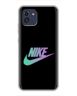 Чехол для Samsung Galaxy A03 (A035) с картинкой «Nike — городская ночь» Чехол для Samsung Galaxy A03 (A035) с картинкой «Nike — городская ночь»