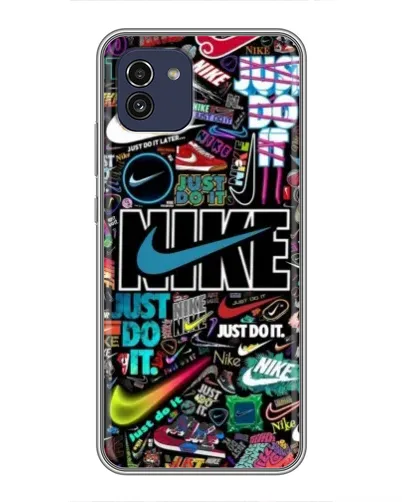 Чехол для Samsung Galaxy A03 (A035) с картинкой «Яркий коллаж Nike» Чехол для Samsung Galaxy A03 (A035) с картинкой «Яркий коллаж Nike»