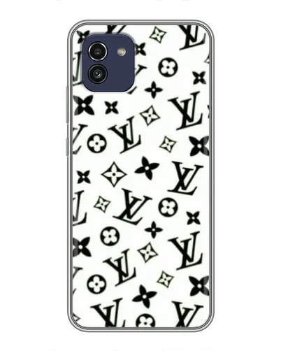 Чехол для Samsung Galaxy A03 (A035) с картинкой «Монохромный хаос LV» Чехол для Samsung Galaxy A03 (A035) с картинкой «Монохромный хаос LV»