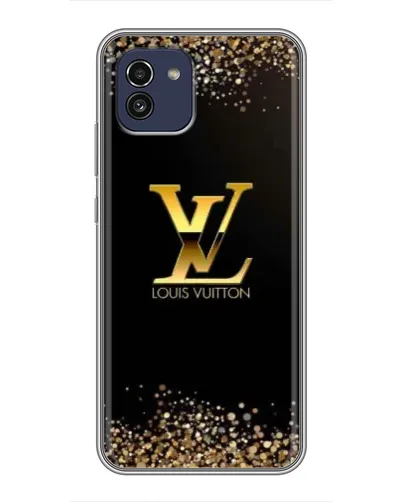 Чехол для Samsung Galaxy A03 (A035) с картинкой «LV — золотые искры» Чехол для Samsung Galaxy A03 (A035) с картинкой «LV — золотые искры»