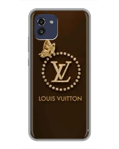 Чехол для Samsung Galaxy A03 (A035) с картинкой «LV — золотая печать» Чехол для Samsung Galaxy A03 (A035) с картинкой «LV — золотая печать»