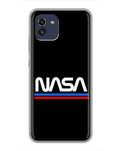 Чехол для Samsung Galaxy A03 (A035) с картинкой «NASA — классика Red Blue» Чехол для Samsung Galaxy A03 (A035) с картинкой «NASA — классика Red Blue»