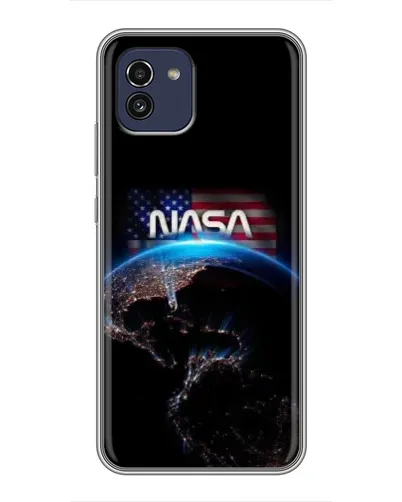 Чехол для Samsung Galaxy A03 (A035) с картинкой «Земля из космоса NASA» Чехол для Samsung Galaxy A03 (A035) с картинкой «Земля из космоса NASA»
