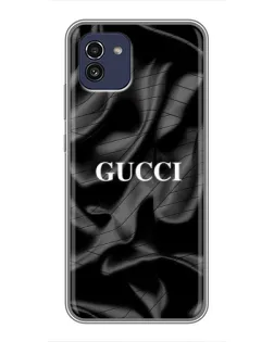 Чехол для Samsung Galaxy A03 (A035) с картинкой «Gucci — шелковые волны»