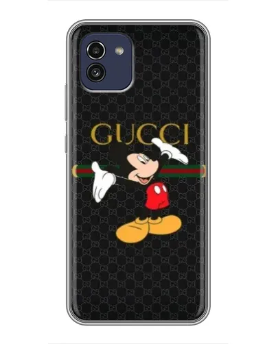 Чехол для Samsung Galaxy A03 (A035) с картинкой «Микки Маус Gucci»