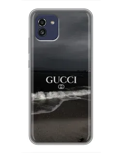 Чехол для Samsung Galaxy A03 (A035) с картинкой «Gucci — морской прибой»