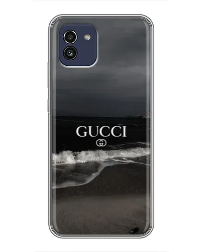Чехол для Samsung Galaxy A03 (A035) с картинкой «Gucci — морской прибой»