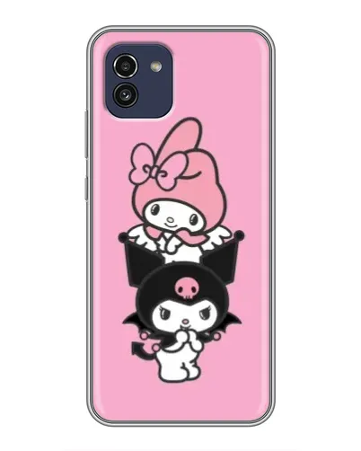 Чехол для Samsung Galaxy A03 (A035) с картинкой «My Melody и Kuromi» Чехол для Samsung Galaxy A03 (A035) с картинкой «My Melody и Kuromi»