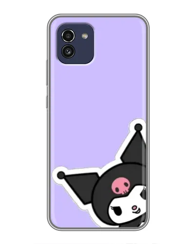 Чехол для Samsung Galaxy A03 (A035) с картинкой «Забавная Kuromi» Чехол для Samsung Galaxy A03 (A035) с картинкой «Забавная Kuromi»