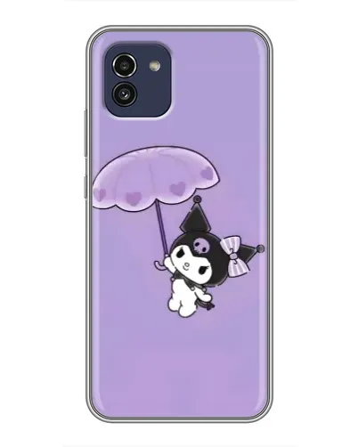 Чехол для Samsung Galaxy A03 (A035) с картинкой «Kuromi с зонтиком» Чехол для Samsung Galaxy A03 (A035) с картинкой «Kuromi с зонтиком»