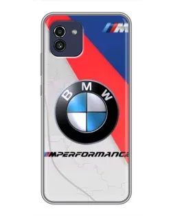 Чехол для Samsung Galaxy A03 (A035) с картинкой «BMW Performance стиль» Чехол для Samsung Galaxy A03 (A035) с картинкой «BMW Performance стиль»