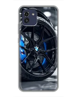 Чехол для Samsung Galaxy A03 (A035) с картинкой «Колесо BMW вблизи» Чехол для Samsung Galaxy A03 (A035) с картинкой «Колесо BMW вблизи»