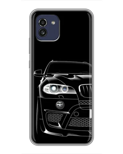 Чехол для Samsung Galaxy A03 (A035) с картинкой «Темный силуэт BMW» Чехол для Samsung Galaxy A03 (A035) с картинкой «Темный силуэт BMW»