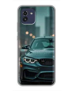 Чехол для Samsung Galaxy A03 (A035) с картинкой «BMW в огнях города» Чехол для Samsung Galaxy A03 (A035) с картинкой «BMW в огнях города»