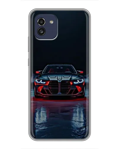 Чехол для Samsung Galaxy A03 (A035) с картинкой «BMW на мокрой дороге» Чехол для Samsung Galaxy A03 (A035) с картинкой «BMW на мокрой дороге»