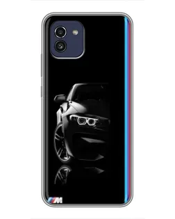 Чехол для Samsung Galaxy A03 (A035) с картинкой «Силуэт BMW в темноте» Чехол для Samsung Galaxy A03 (A035) с картинкой «Силуэт BMW в темноте»