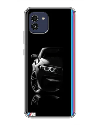 Чехол для Samsung Galaxy A03 (A035) с картинкой «Силуэт BMW в темноте» Чехол для Samsung Galaxy A03 (A035) с картинкой «Силуэт BMW в темноте»