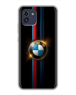 Чехол для Samsung Galaxy A03 (A035) с картинкой «BMW M-Power неон» Чехол для Samsung Galaxy A03 (A035) с картинкой «BMW M-Power неон»
