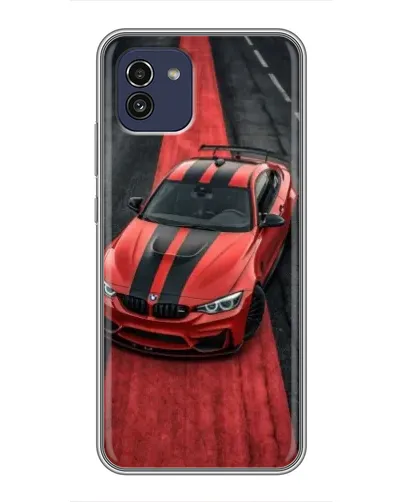 Чехол для Samsung Galaxy A03 (A035) с картинкой «BMW на красной дорожке» Чехол для Samsung Galaxy A03 (A035) с картинкой «BMW на красной дорожке»