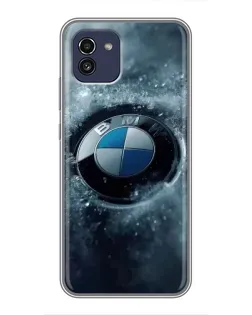 Чехол для Samsung Galaxy A03 (A035) с картинкой «Логотип BMW — лед» Чехол для Samsung Galaxy A03 (A035) с картинкой «Логотип BMW — лед»