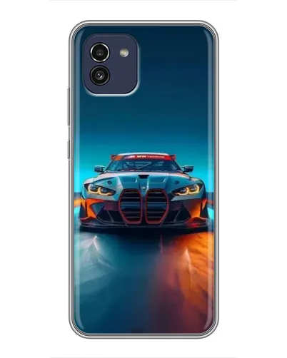 Чехол для Samsung Galaxy A03 (A035) с картинкой «BMW — огни неона» Чехол для Samsung Galaxy A03 (A035) с картинкой «BMW — огни неона»