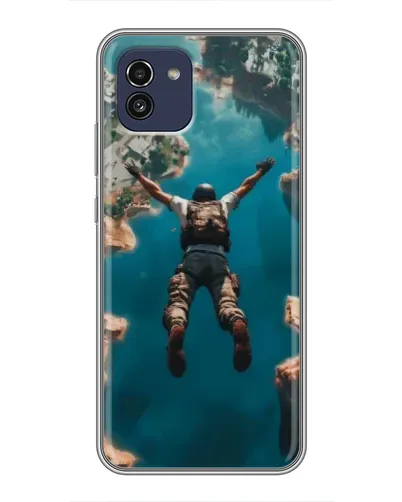 Чехол для Samsung Galaxy A03 (A035) с картинкой «PUBG — свободное падение»