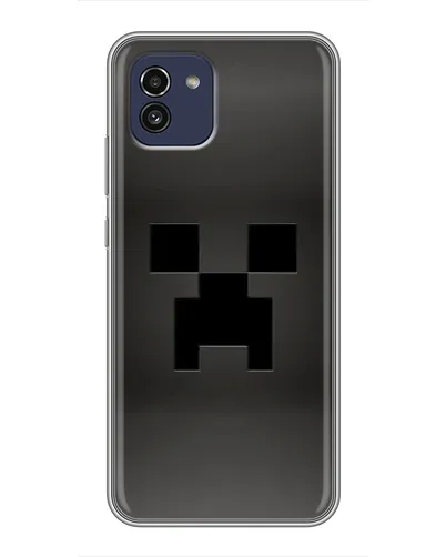 Чехол для Samsung Galaxy A03 (A035) с картинкой «Черный крипер градиент» Чехол для Samsung Galaxy A03 (A035) с картинкой «Черный крипер градиент»