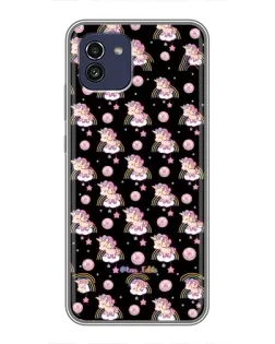 Чехол для Samsung Galaxy A03 (A035) с картинкой «Magic Unicorn паттерн»
