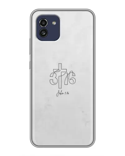Чехол для Samsung Galaxy A03 (A035) с картинкой «Иоанна 3:16 Крест» Чехол для Samsung Galaxy A03 (A035) с картинкой «Иоанна 3:16 Крест»
