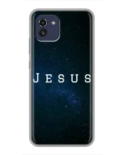 Чехол для Samsung Galaxy A03 (A035) с картинкой «Звездное небо Jesus»