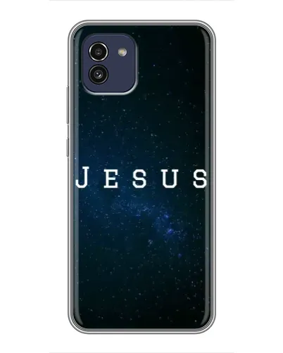 Чехол для Samsung Galaxy A03 (A035) с картинкой «Звездное небо Jesus» Чехол для Samsung Galaxy A03 (A035) с картинкой «Звездное небо Jesus»