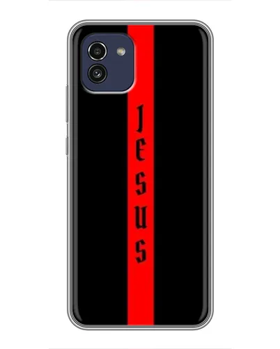 Чехол для Samsung Galaxy A03 (A035) с картинкой «Красная линия веры» Чехол для Samsung Galaxy A03 (A035) с картинкой «Красная линия веры»