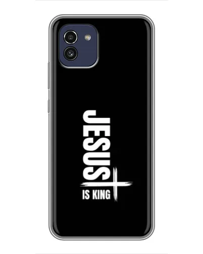 Чехол для Samsung Galaxy A03 (A035) с картинкой «Вертикаль веры Jesus» Чехол для Samsung Galaxy A03 (A035) с картинкой «Вертикаль веры Jesus»
