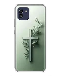 Чехол для Samsung Galaxy A03 (A035) с картинкой «Оливковая ветвь» Чехол для Samsung Galaxy A03 (A035) с картинкой «Оливковая ветвь»