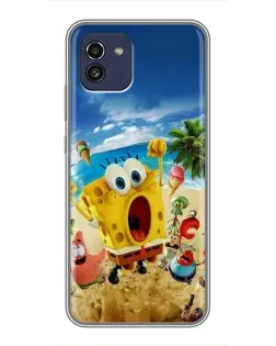 Чехол для Samsung Galaxy A03 (A035) с картинкой «Развлечения на пляже»