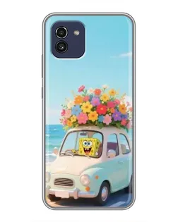 Чехол для Samsung Galaxy A03 (A035) с картинкой «Автомобильное путешествие»