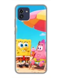 Чехол для Samsung Galaxy A03 (A035) с картинкой «Отдых на пляже»
