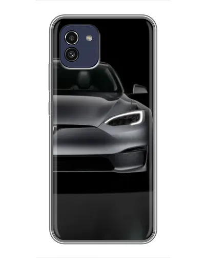 Чехол для Samsung Galaxy A03 (A035) с картинкой «Tesla Model S Look» Чехол для Samsung Galaxy A03 (A035) с картинкой «Tesla Model S Look»