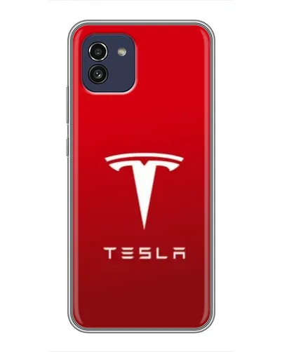 Чехол для Samsung Galaxy A03 (A035) с картинкой «Tesla Red Classic» Чехол для Samsung Galaxy A03 (A035) с картинкой «Tesla Red Classic»