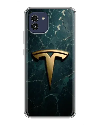 Чехол для Samsung Galaxy A03 (A035) с картинкой «Мраморная Tesla Gold» Чехол для Samsung Galaxy A03 (A035) с картинкой «Мраморная Tesla Gold»