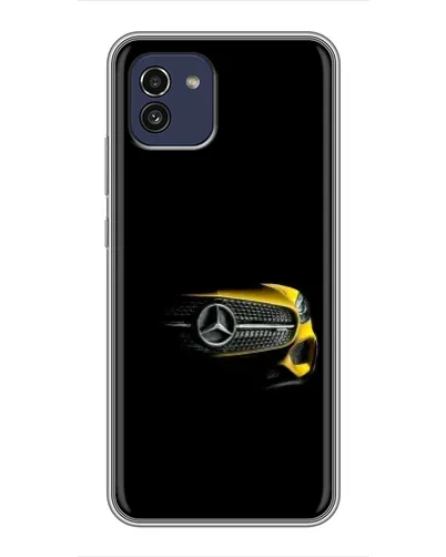 Чехол для Samsung Galaxy A03 (A035) с картинкой «Mercedes — ретро стиль»