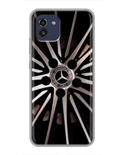 Чехол для Samsung Galaxy A03 (A035) с картинкой «Диск Mercedes»