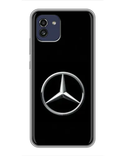 Чехол для Samsung Galaxy A03 (A035) с картинкой «Mercedes классический лого»